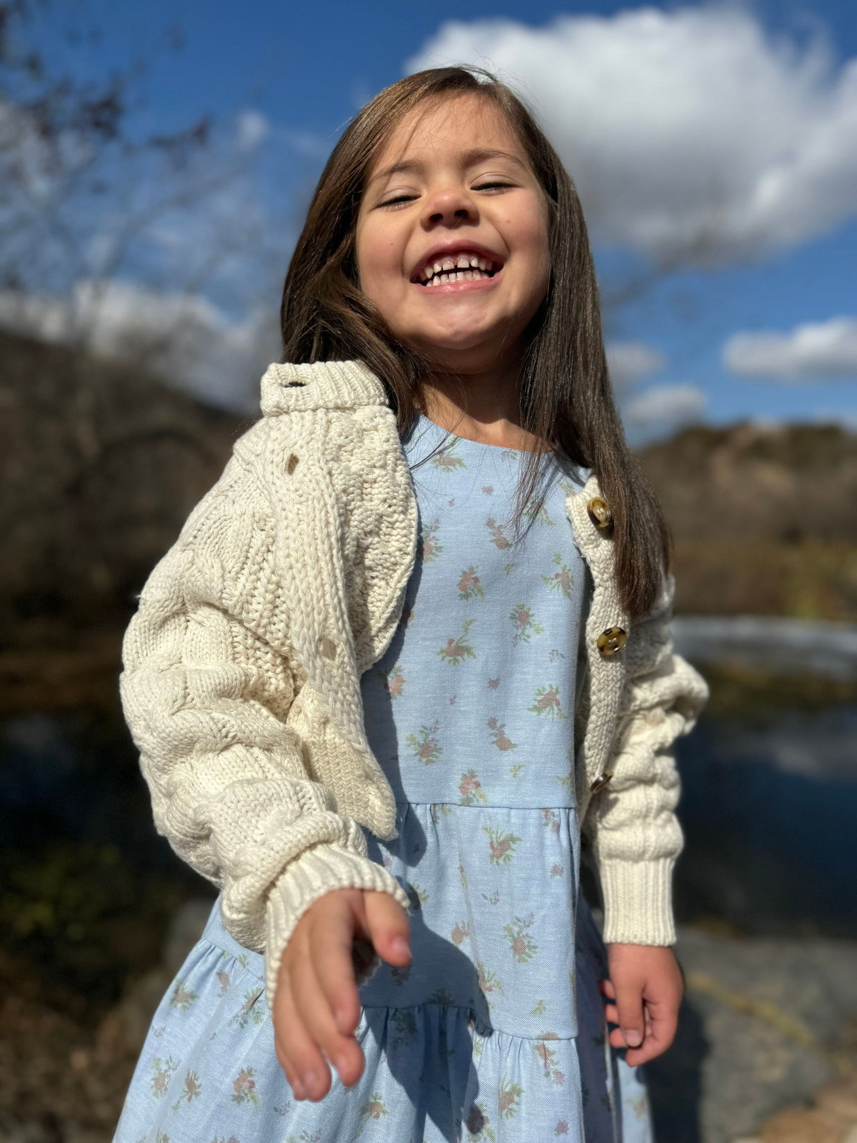 Evelyn Cardigan in Ivory