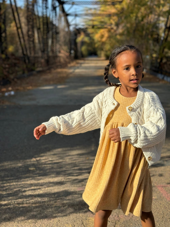 Evelyn Cardigan in Ivory