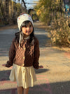 Evelyn Cardigan in Brown