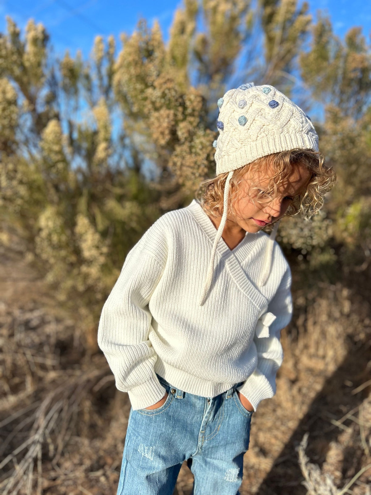 Zoe Sweater in Ivory