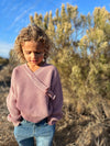 Zoe Sweater in Rose