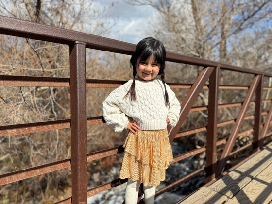 Molly Sweater in Ivory
