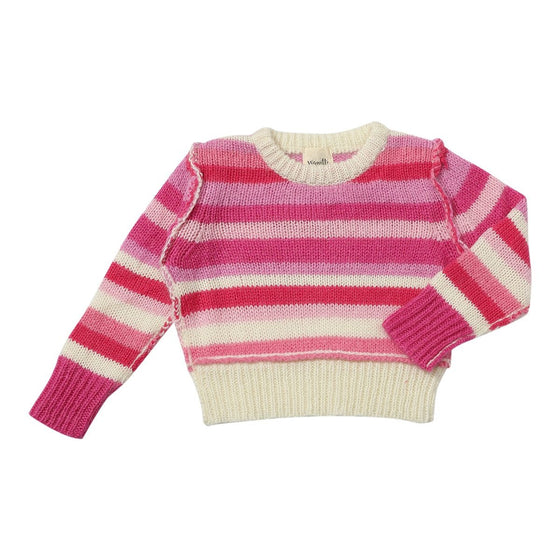 Donna Sweater in Berry Stripe