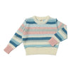 Donna Sweater in Blue/Pink Stripe