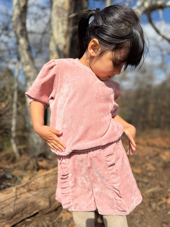 Fern Top in Rose