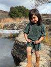 Paisley Shorts in Green