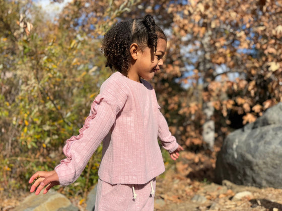 Jess Sweater in Rose