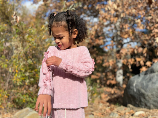 Jess Sweater in Rose