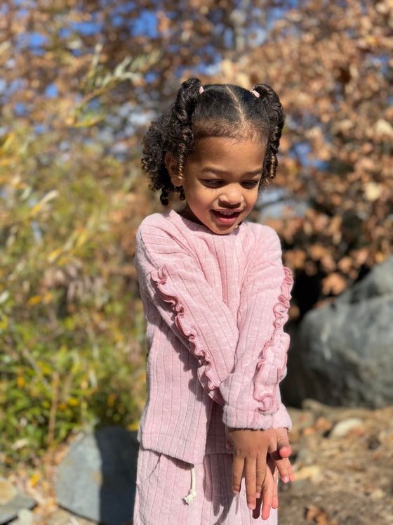 Jess Sweater in Rose