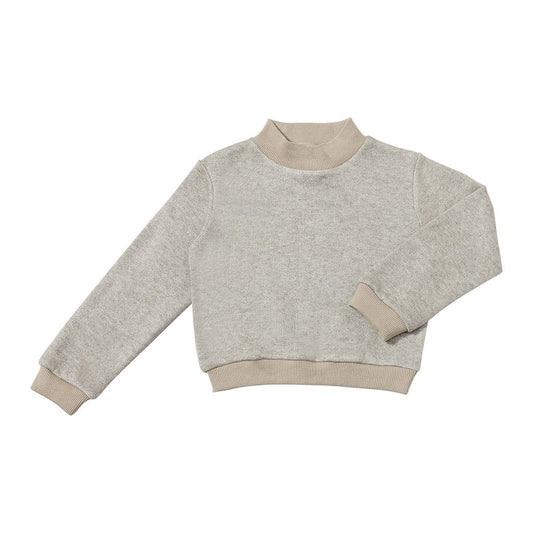 Eden Sweatshirt in Taupe Sparkle