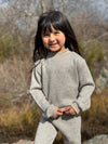 Eden Sweatshirt in Taupe Sparkle