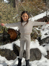 Lara Leggings in Taupe Sparkle