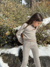 Lara Leggings in Taupe Sparkle