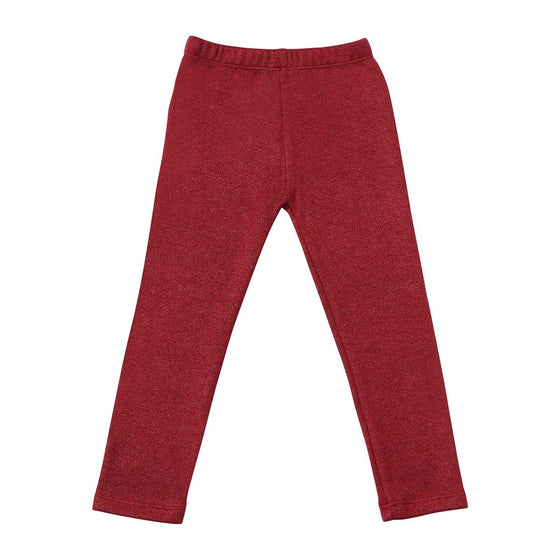 Lara Leggings in Red Sparkle