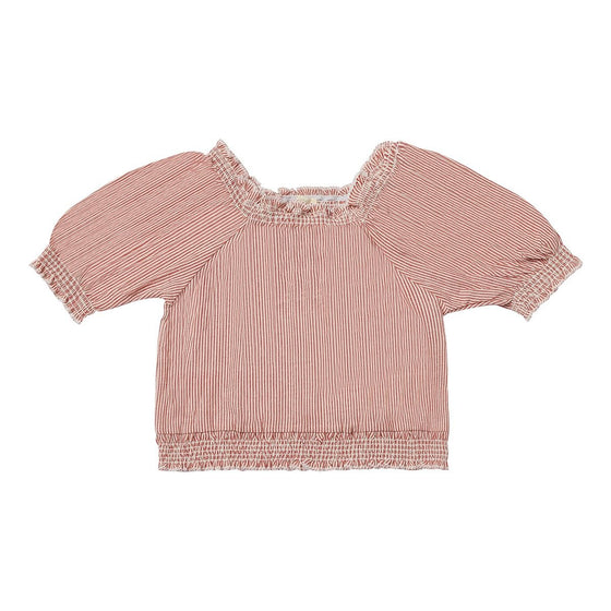 Julie Blouse in Red Stripe