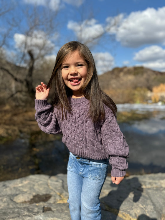 Molly Sweater in Lavender