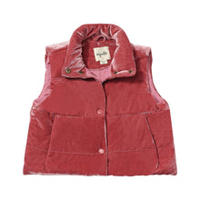  Parker Vest in Rose Velvet
