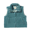 Parker Vest in Teal Velvet