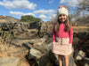 Elsie Hat in Rose Dot
