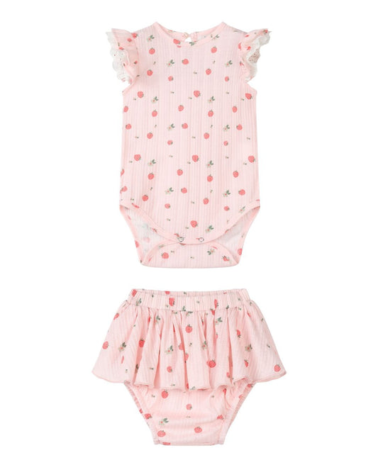 amber set in pink strawberry