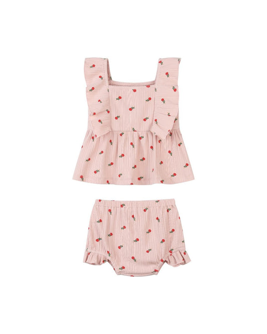 abigail set in pink floral