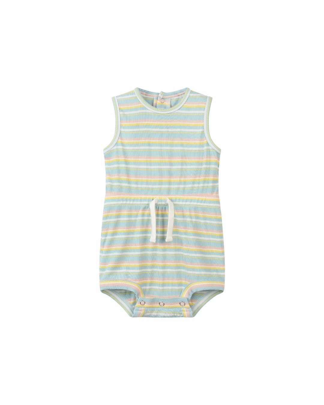 maisie bubble in blue multi stripe