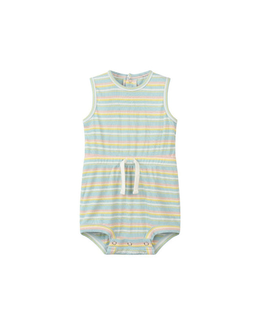 maisie bubble in blue multi stripe