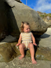 maisie bubble in pink multi stripe