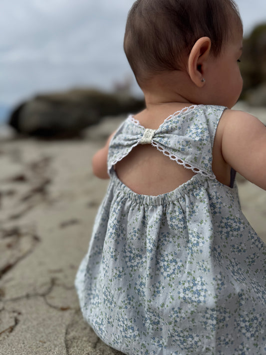 evie bubble in blue floral