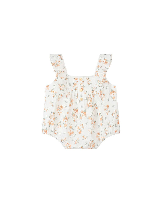 bonnie bubble in orange floral