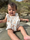 bonnie bubble in orange floral
