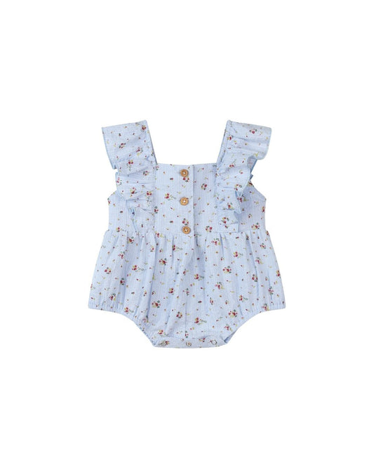 chloe bubble in blue floral