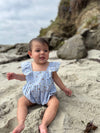 chloe bubble in blue floral