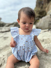 chloe bubble in blue floral