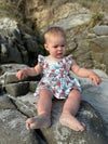 casey onesie dress in hawaiian waves