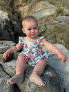 casey onesie dress in hawaiian waves