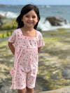 rylie dress in pink strawberry