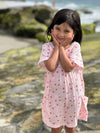 rylie dress in pink strawberry