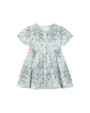 blossom dress in blue cottage floral