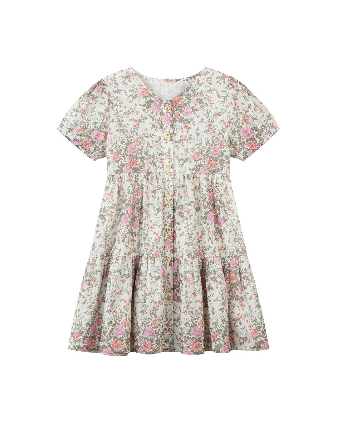 blossom dress in pink cottage floral