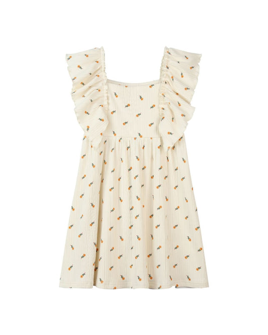 pauline dress in cream floral