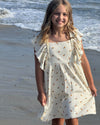 pauline dress in cream floral