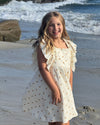 pauline dress in cream floral
