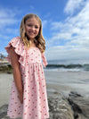 pauline dress in pink floral
