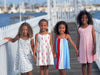 pippa dress in red stripe