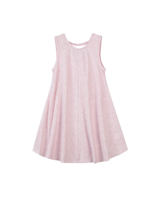 pippa dress in lavender stripe