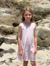 pippa dress in lavender stripe