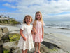 iona dress in pink ditsy floral