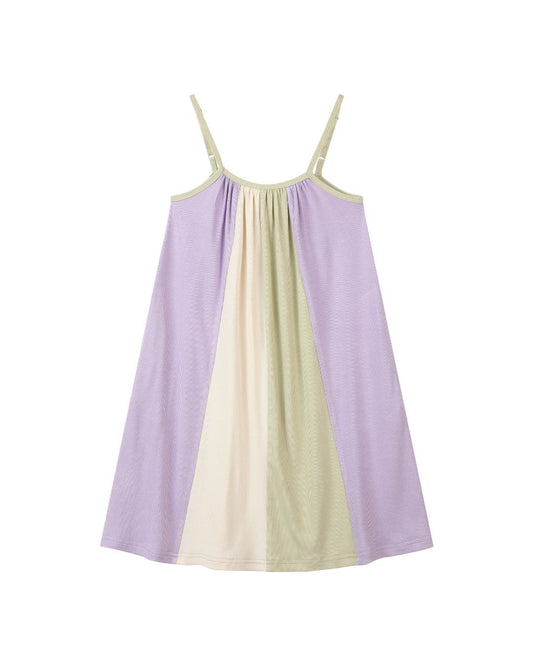 ruby dress in lilac/beige/green