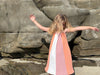 ruby dress in pink/peach/cream
